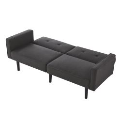 Merax Schlafsofa mit Liegefunktion, 2-in-1 Multifunktions-Sofabett günstig online kaufen