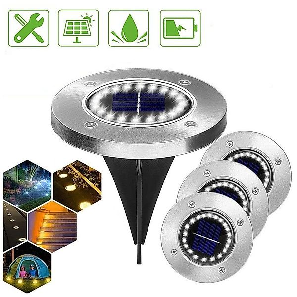 QUBEBU LED Solarleuchte LED Gartenleuchte Solar günstig online kaufen