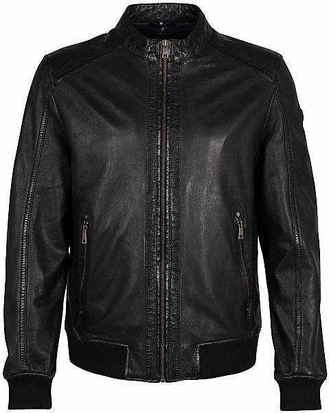 Mauritius Lederjacke "MMGoran" mit Stehkragen, Reißverschluss, Strickbündch günstig online kaufen