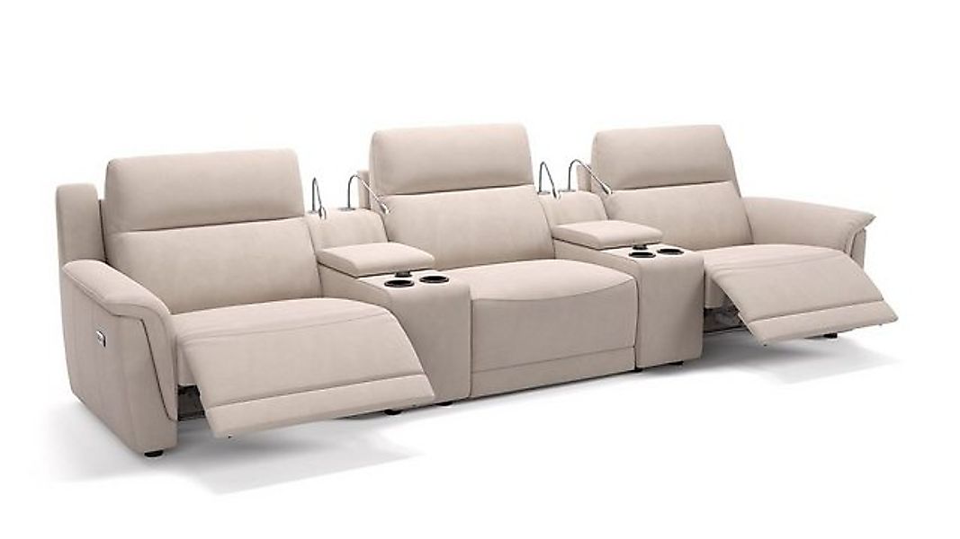 Sofanella 3-Sitzer Stoff MALITO, Heimkinosofa, Kinocouch, Funktionssofa, Ki günstig online kaufen