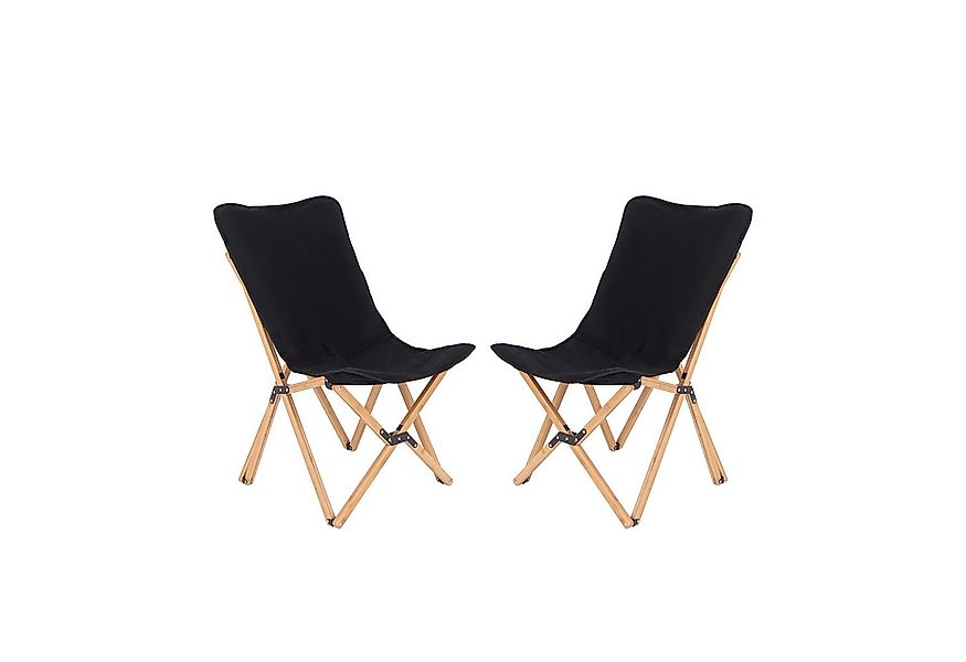 COSTWAY Klappstuhl 2er Set Gartenstuhl (2 St), aus Bambus, mit Tasche, bis günstig online kaufen