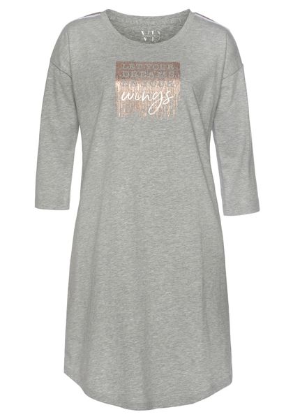 Vivance Dreams Nachthemd mit abgerundetem Saum günstig online kaufen