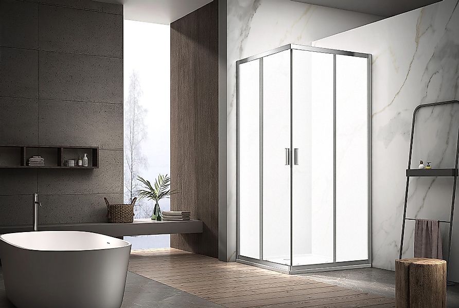 welltime Eckdusche New Summer, BxT: 80x80 günstig online kaufen