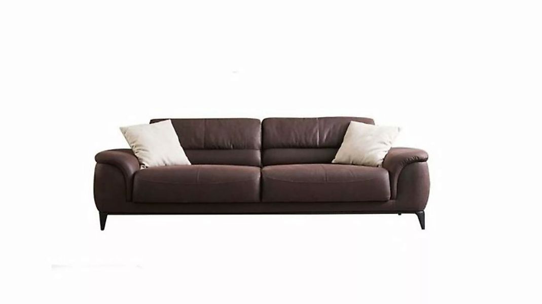 JVmoebel Sofa Polstersofa Dreisitzer Couch Sofa 3 Sitzer Braun Stoff Stoffs günstig online kaufen