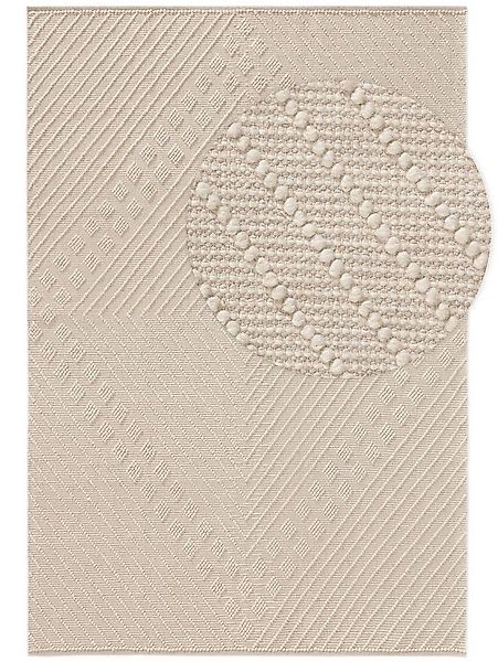 benuta Teppich Jasper, rechteckig, Höhe: 11 mm, Wolle, Teppich Wohnzimmer, günstig online kaufen