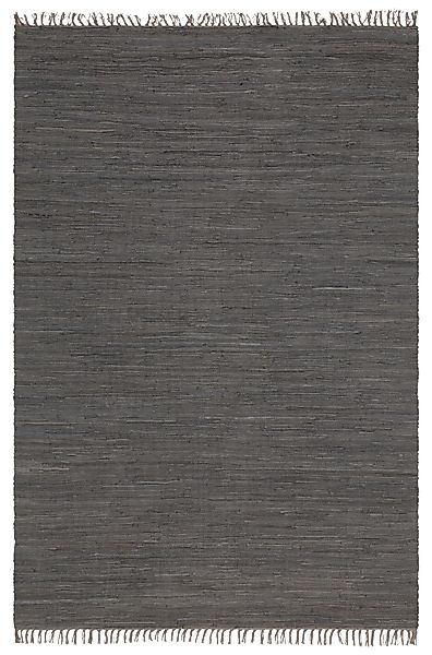 OTTO home Teppich »Ares« rechteckig 5 mm Höhe Uni Farben, handgewebt, mit F günstig online kaufen