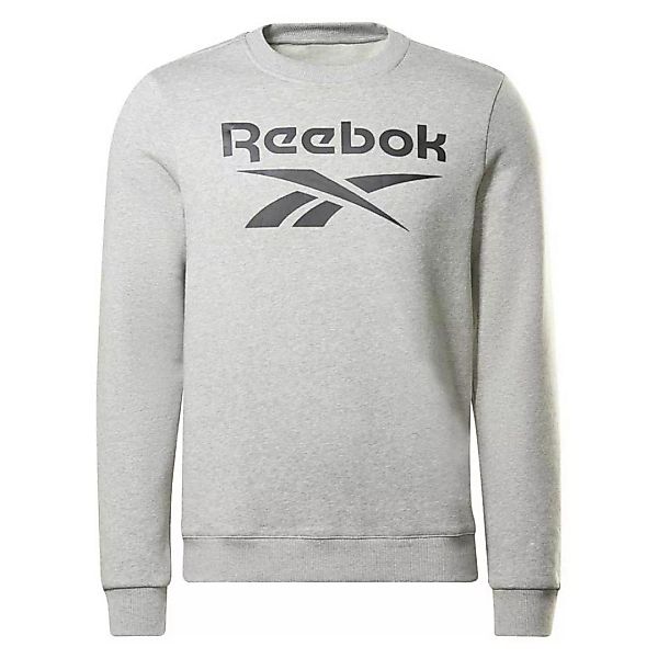 Reebok Ri Fleece Bl Crew Sweatshirt XL Medium Grey Heather / Black günstig online kaufen