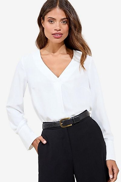 LIPSY Langarmbluse Lipsy Langärmliges Top mit V-Ausschnitt, Regular (1-tlg) günstig online kaufen