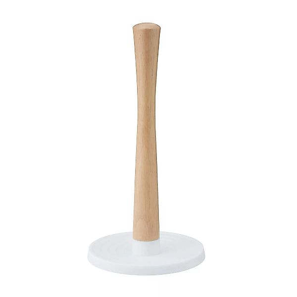 Stelton - RIG-TIG Roll-It Küchenrollenhalter - weiß/natur/H 30.5cm/Ø 15.5cm günstig online kaufen