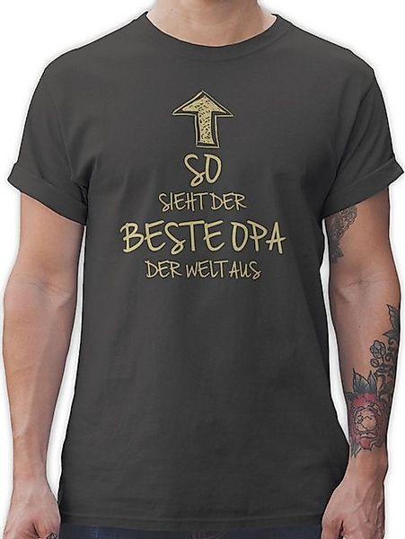 Shirtracer T-Shirt So sieht der beste Opa der Welt aus Opa Geschenke günstig online kaufen