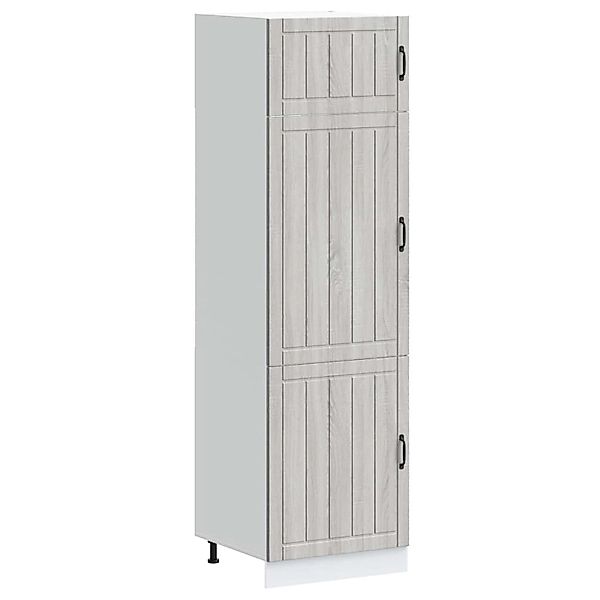 vidaXL Küchenschrank Lucca Grau Sonoma Holzwerkstoff 853873 günstig online kaufen