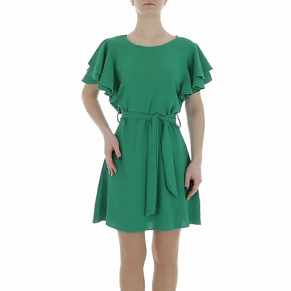 Ital-Design Sommerkleid Damen Freizeit (86164381) Kreppoptik/gesmokt Minikl günstig online kaufen