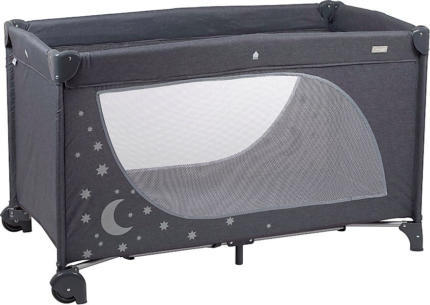 BabyGo Baby-Reisebett Moonstars, grey günstig online kaufen