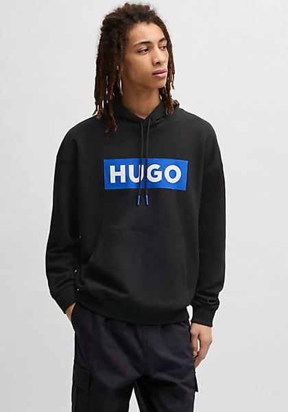 HUGO Blue Kapuzensweatshirt Nalves mit großem Logo-Druck, Unisex günstig online kaufen