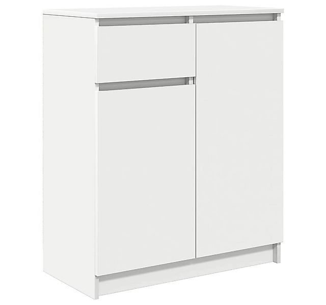 vidaXL Sideboard Sideboard mit Schublade Weiß 71x35x84 cm Holzwerkstoff (1 günstig online kaufen