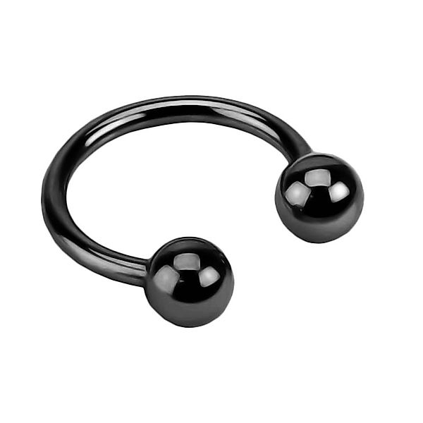 viva-adorno Nasenpiercing Hufeisen Piercing Edelstahl Kugeln günstig online kaufen