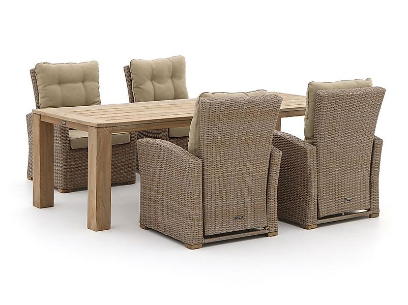 Intenso Mazzano/ROUGH-X 240 cm Lounge Gartenmöbel-Set 5-teilig verstellbar günstig online kaufen