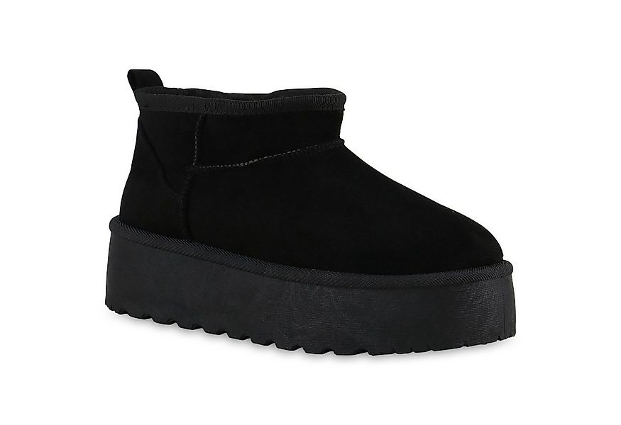 VAN HILL 840804 Winterstiefelette Damen Warm Gefütterte Winter Boots Bequem günstig online kaufen