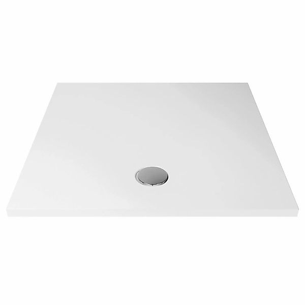 Breuer Duschwanne Extraflach Modern Line Quadrat 90 cm x 90 cm Weiß günstig online kaufen