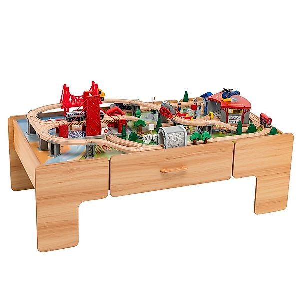 COSTWAY Spielzeug-Eisenbahn 100 TLG. Kindereisenbahn, (100-tlg), günstig online kaufen
