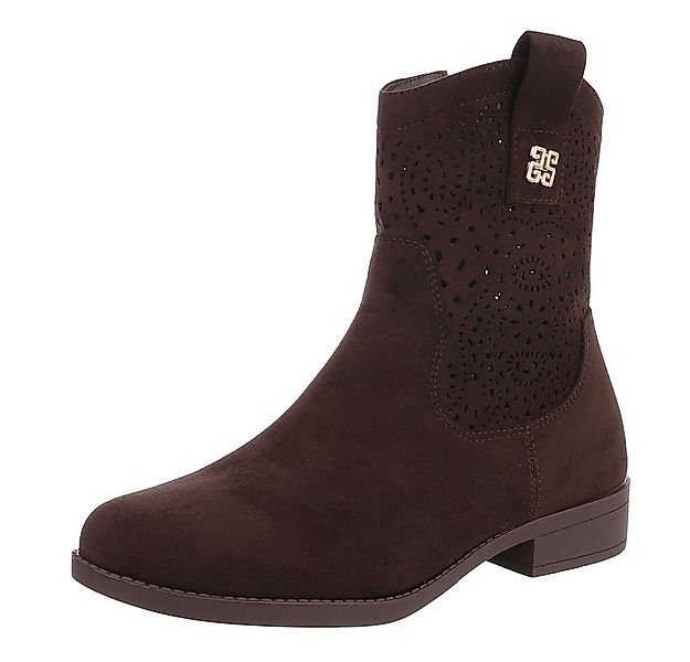 Ital-Design Damen Stiefelette mit elegantem Design und hohem Komfort Sommer günstig online kaufen