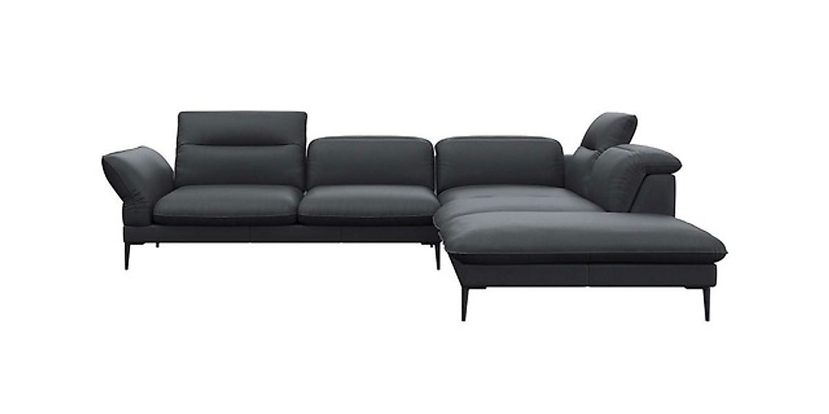 FLEXLUX Ecksofa »Salino, Funktionssofa mit Ottomane, Relaxsofa, Ecksofa« So günstig online kaufen