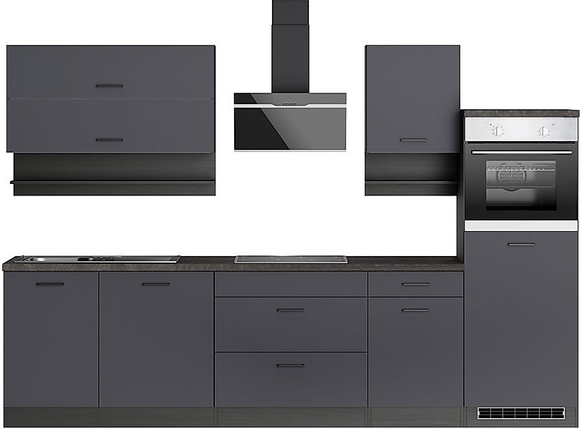 KOCHSTATION Küchenzeile "KS-Frieda Breite 300 cm" wahlweise mit E-Geräten, günstig online kaufen