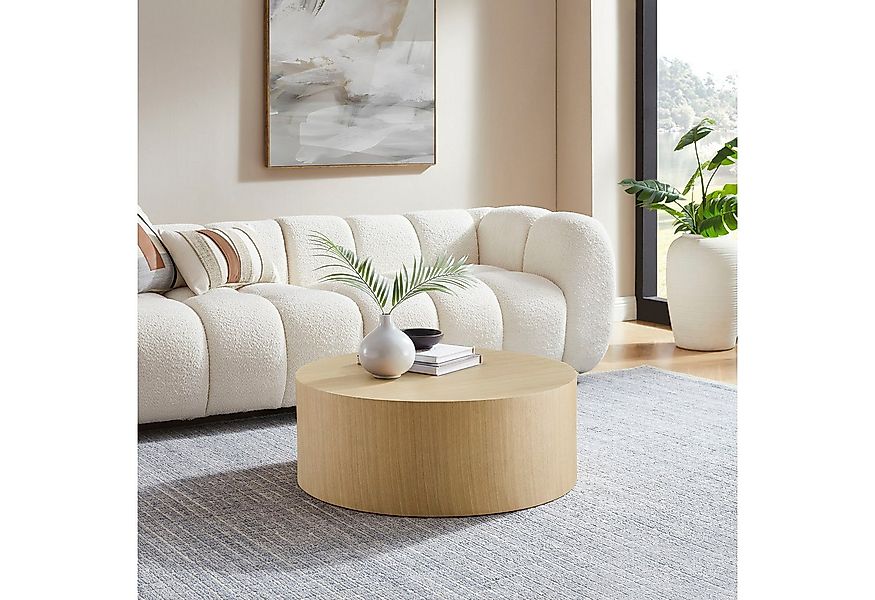 SalesFever Couchtisch Design-Couchtisch für stilvolles Wohnen, Ø 80 cm (1-S günstig online kaufen