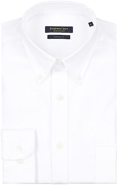 Steppin' Out Hemd Slim-Fit Twill Weiß - Größe 3XL günstig online kaufen