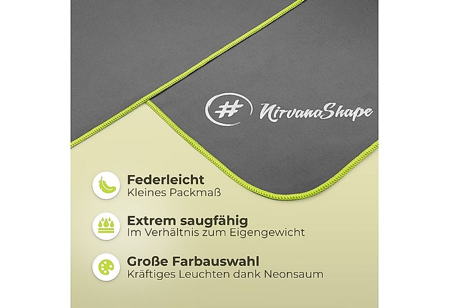 NirvanaShape Sporthandtuch Mikrofaser Handtuch, Badehandtuch, Reisehandtuch günstig online kaufen