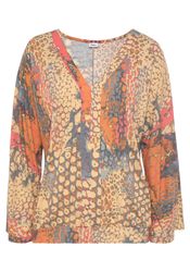 Buffalo Fledermausshirt mit Animaldruck, lockere Bluse mit V-Ausschnitt, Bl günstig online kaufen