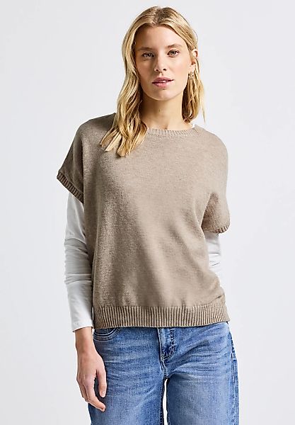 STREET ONE Kurzarmpullover aus Feinstrick günstig online kaufen