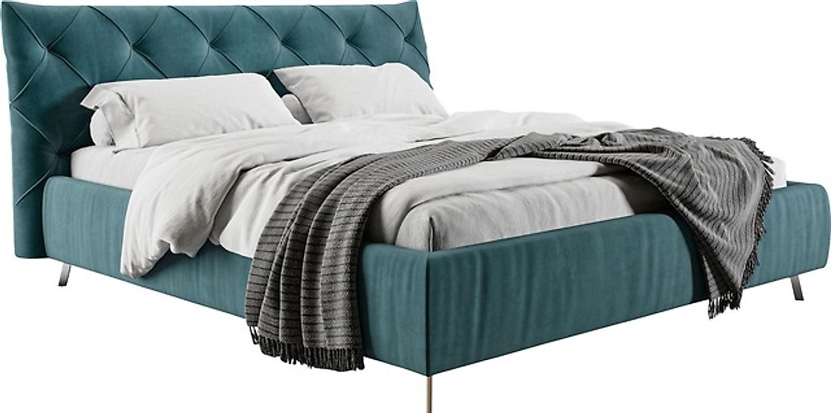 Places of Style Polsterbett "Elloree in 4 Breiten bis 200cm, auch in Leder" günstig online kaufen
