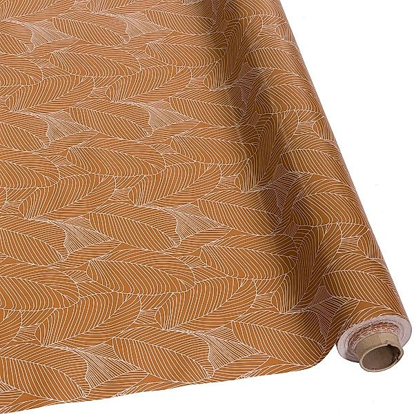 DéVa Tischdecke DéVa Wachstuchtischdecke "Blätter orange" günstig online kaufen