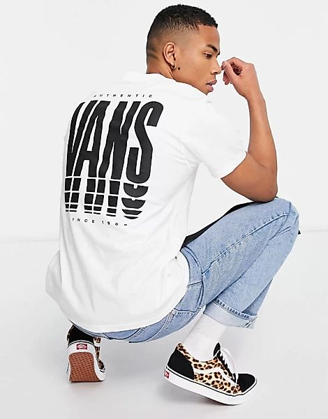 Vans – Reflect – T-Shirt in Weiß günstig online kaufen