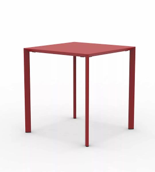 Robuster Gartentisch Fox 70x70 cm rot RR günstig online kaufen