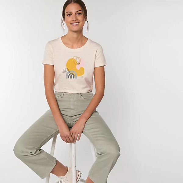 Reine Bio Baumwolle - T-shirt Tailliert / Happy Day günstig online kaufen