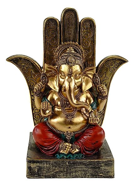 Kremers Schatzkiste Dekofigur Ganesha sitzend 18 günstig online kaufen