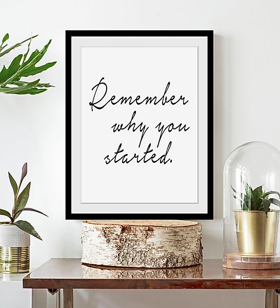 queence Bild »Spruch«, Schwarz-Weiß-Schriftzug-Motivationsbilder, HD Premiu günstig online kaufen