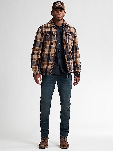 Petrol Jacke Minnesota Twill Karos - Größe XXL günstig online kaufen