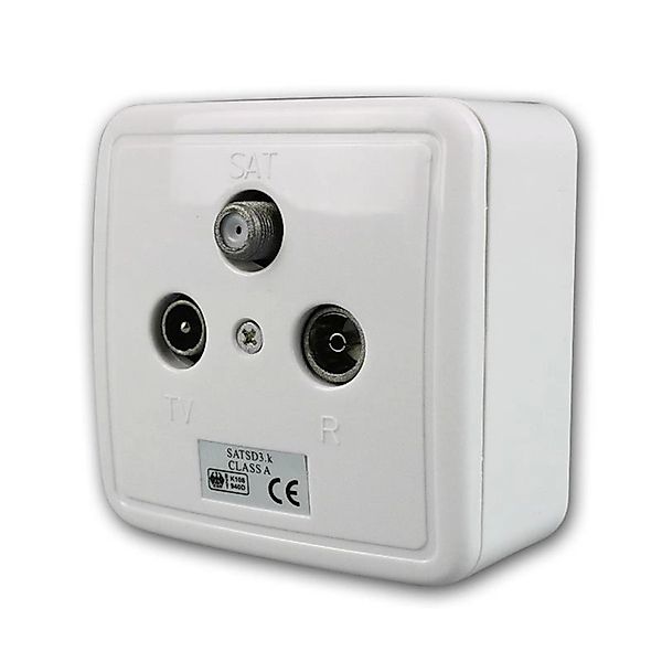 ChiliTec AufputzUnterputz Antennendose TV Radio Sat günstig online kaufen