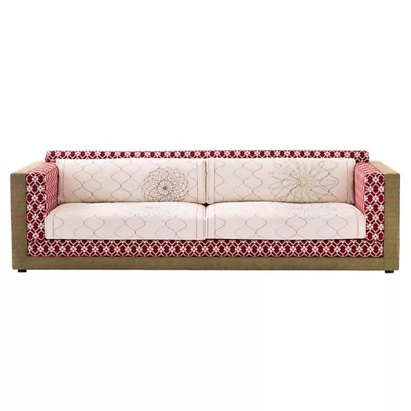 Moroso - Karmakoma Sofa 3 Sitzer - mehrfarbig/BxHxT 250x74x105cm günstig online kaufen