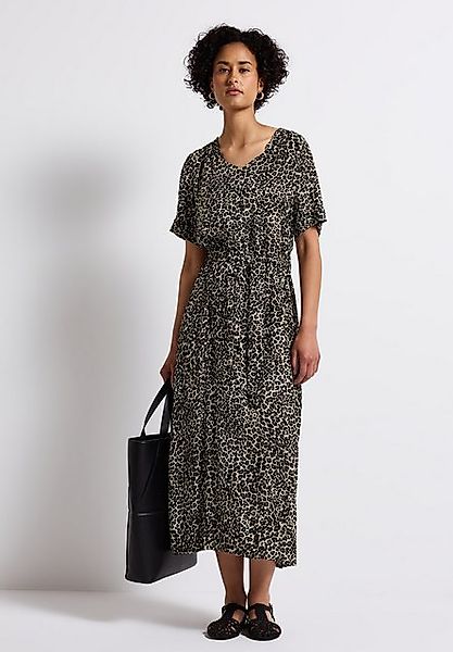 STREET ONE Maxikleid mit Animal Print-Mix günstig online kaufen