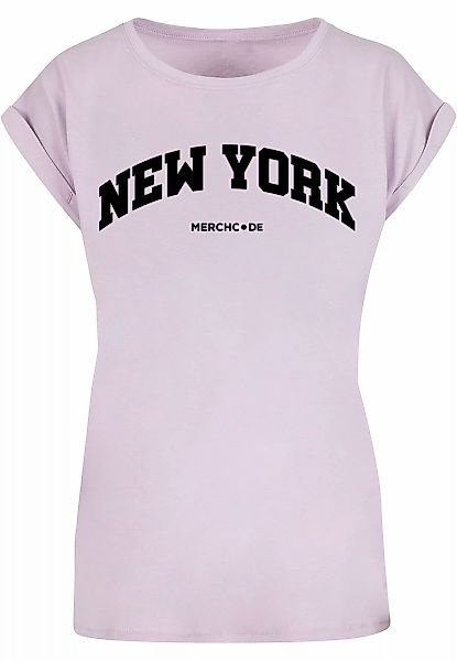 Merchcode T-Shirt "Merchcode Damen Ladies New York Wording - T-Shirt" günstig online kaufen