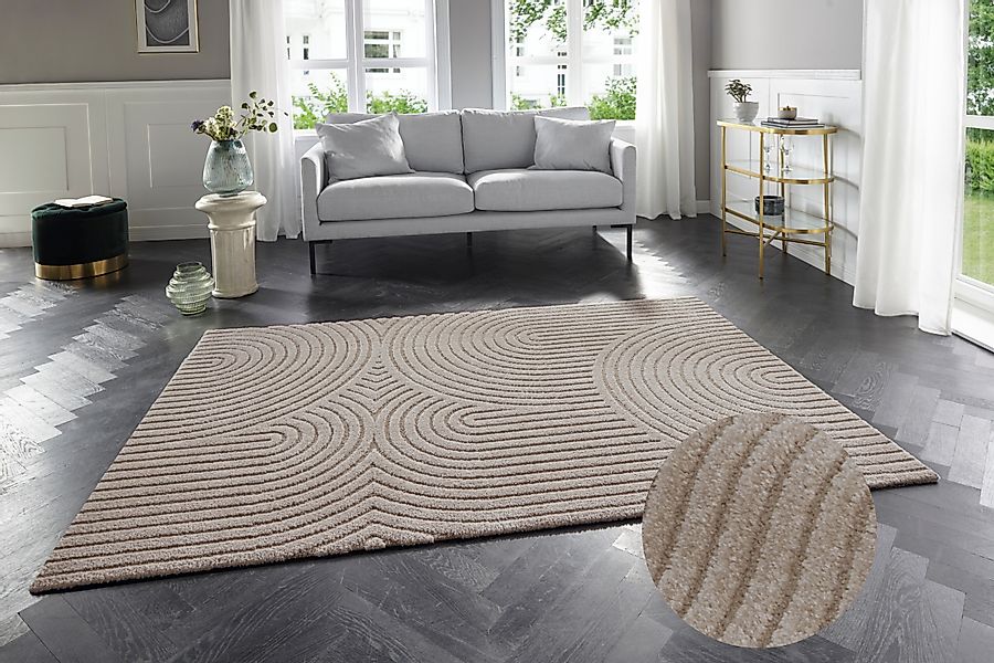 ELLE DECORATION Designteppich »Panglao«, rechteckig, softer Kurzflor, Hoch- günstig online kaufen