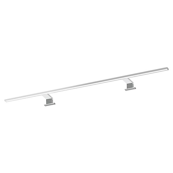 kalb LED Spiegelleuchte, Silbergrau, warmweiß günstig online kaufen