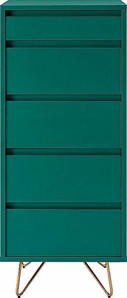 SalesFever Hochkommode »Bolton - Elegante Schubkastenkommode« Spiegel im Kl günstig online kaufen