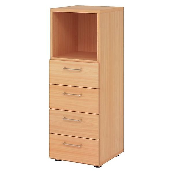 bümö Aktenschrank smart Schubladen Kombi - 4 Schübe Dekor: Buche günstig online kaufen