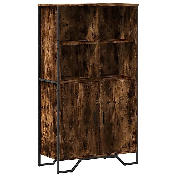 vidaXL Highboard Räuchereiche 79,5x35,5x137,5 cm Holzwerkstoff 3295309 günstig online kaufen