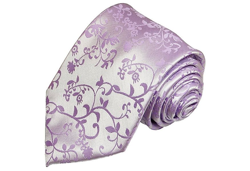 Paul Malone Krawatte Herren Hochzeitskrawatte floral - Mikrofaser - Bräutig günstig online kaufen
